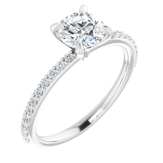 Accented Engagement Ring