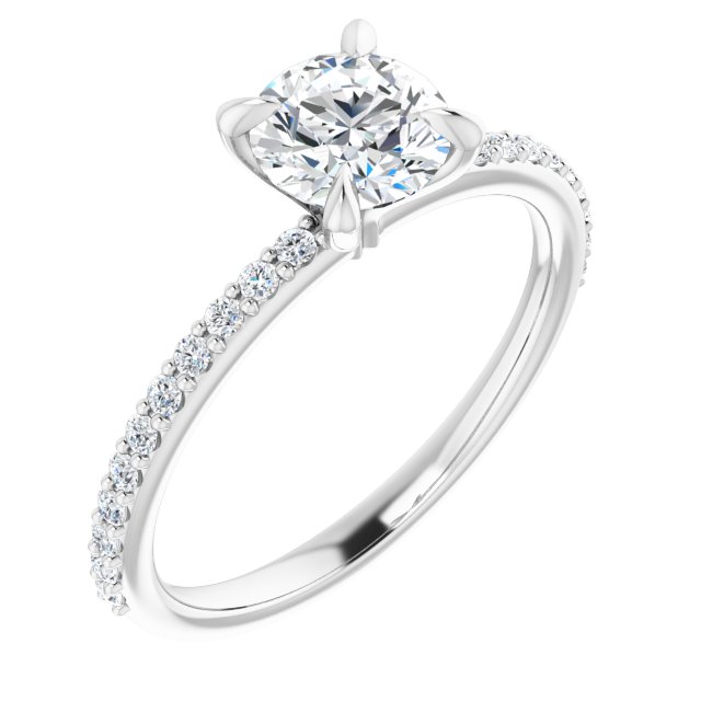 Accented Engagement Ring