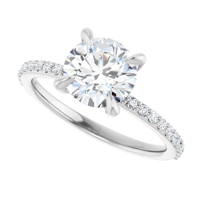 Accented Engagement Ring
