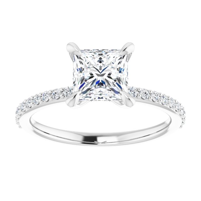 Accented Engagement Ring