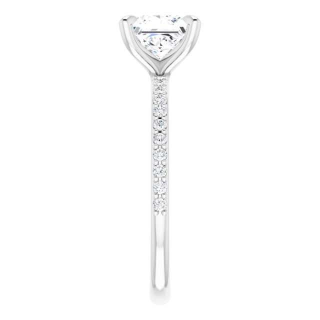 Accented Engagement Ring