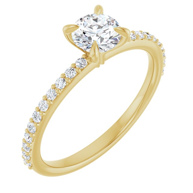 Accented Engagement Ring