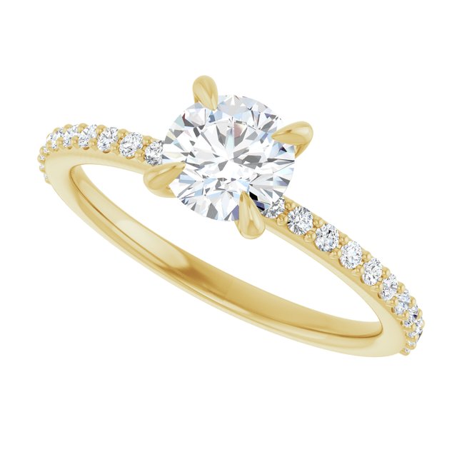Accented Engagement Ring