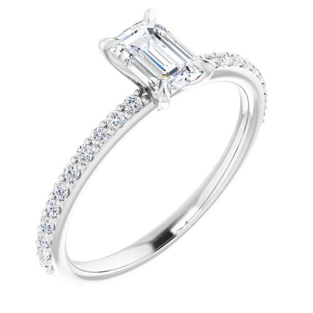 Accented Engagement Ring