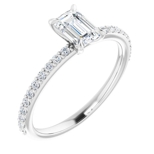 Accented Engagement Ring