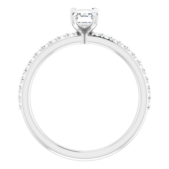 Accented Engagement Ring