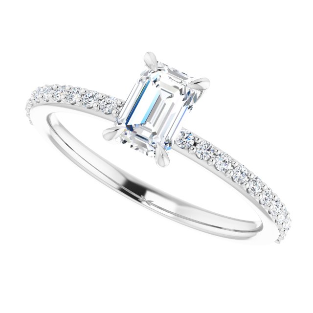 Accented Engagement Ring