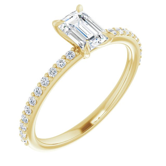 Accented Engagement Ring