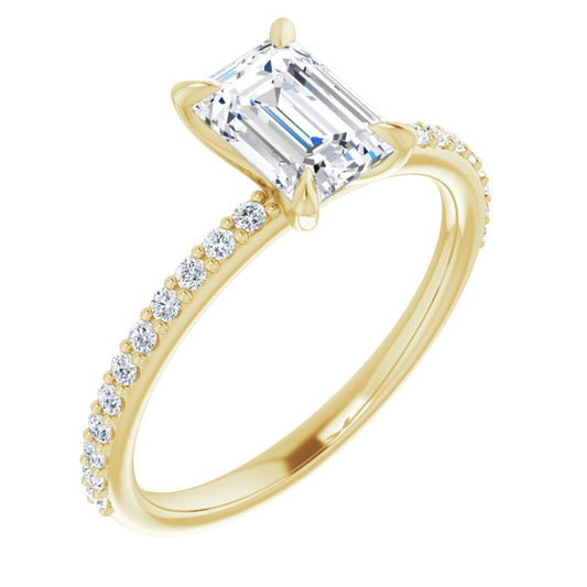 Accented Engagement Ring