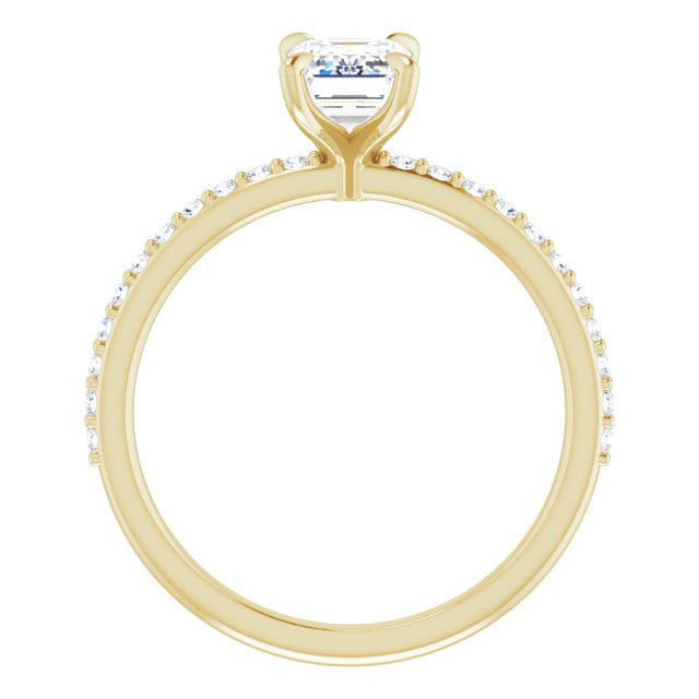 Accented Engagement Ring