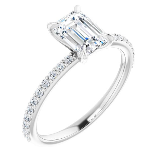Accented Engagement Ring