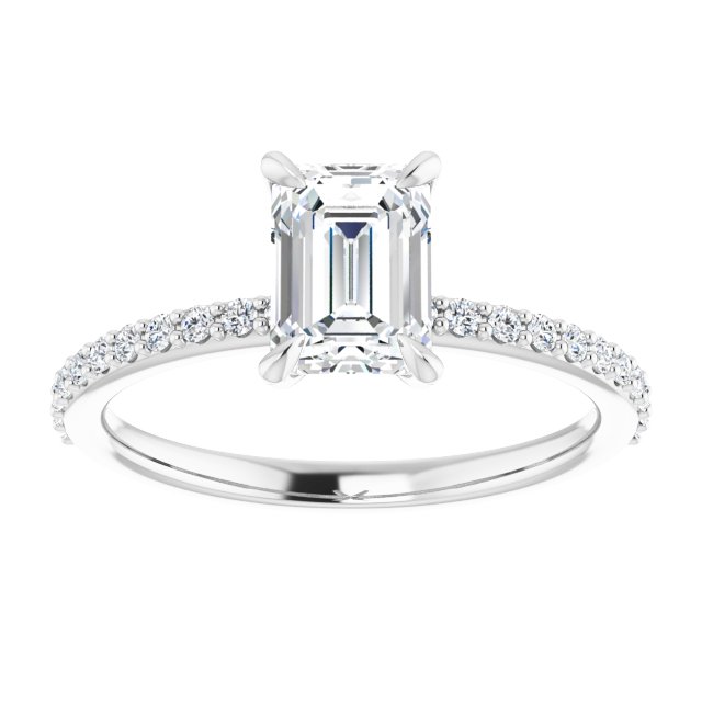 Accented Engagement Ring