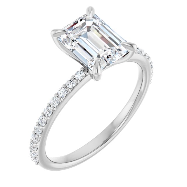 Accented Engagement Ring