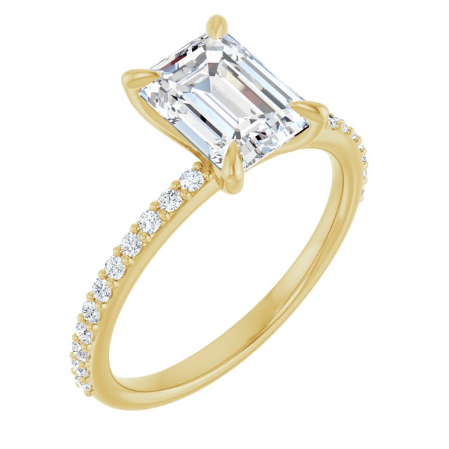 Accented Engagement Ring