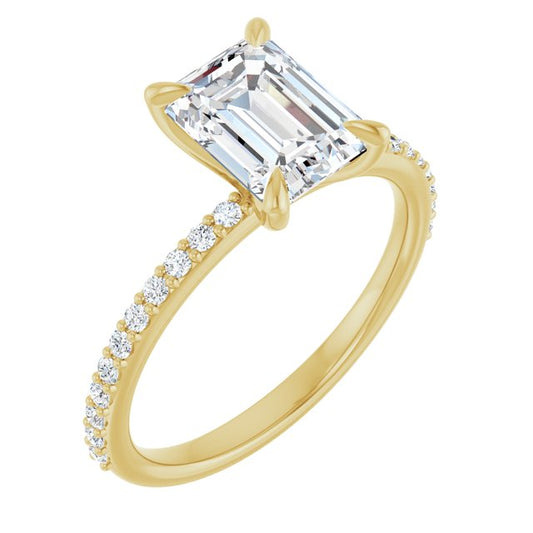 Accented Engagement Ring