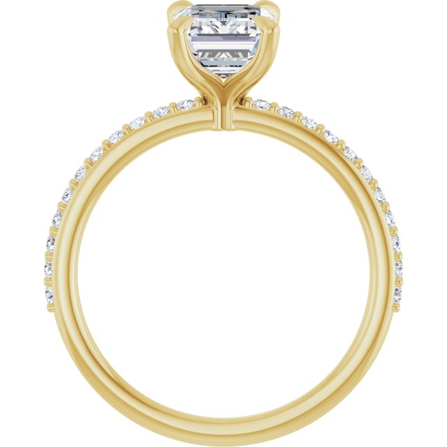 Accented Engagement Ring