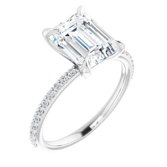 Accented Engagement Ring