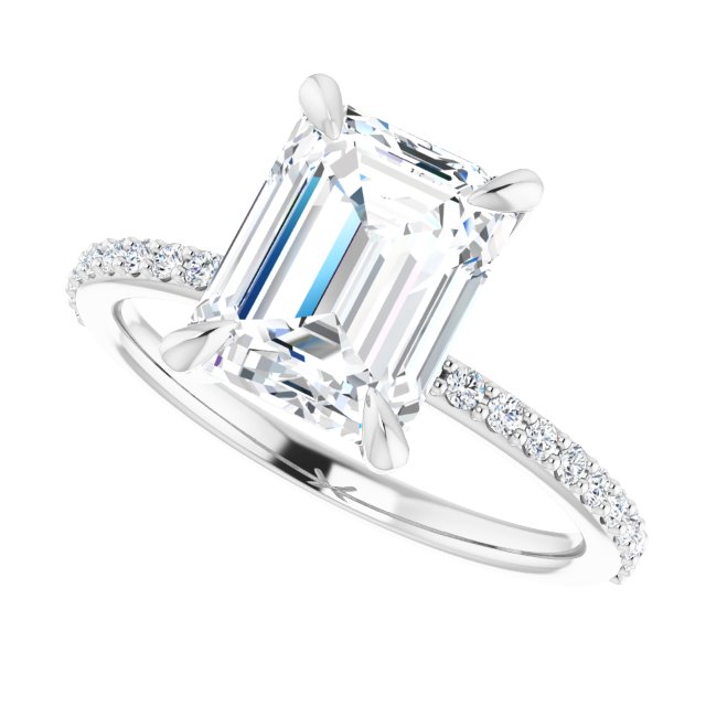 Accented Engagement Ring
