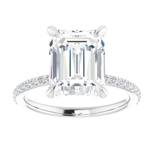 Accented Engagement Ring