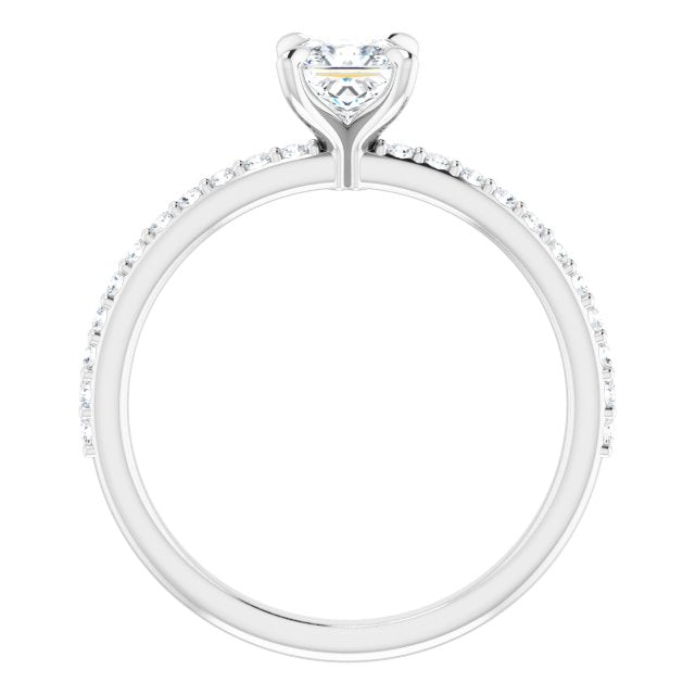 Accented Engagement Ring