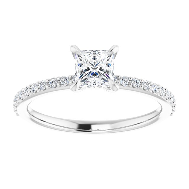 Accented Engagement Ring