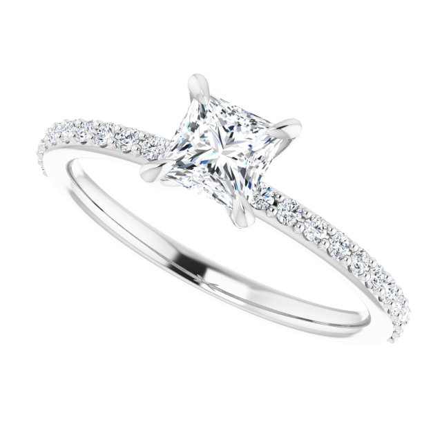 Accented Engagement Ring