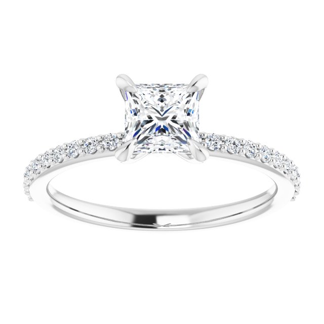 Accented Engagement Ring