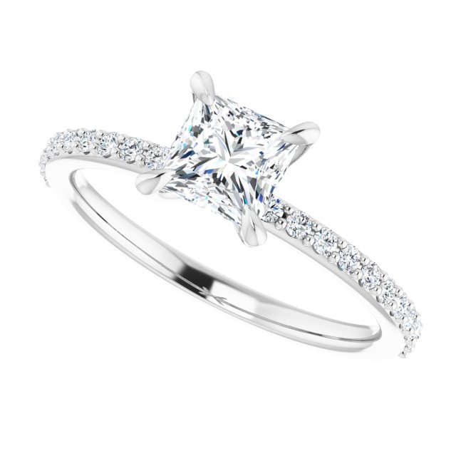 Accented Engagement Ring