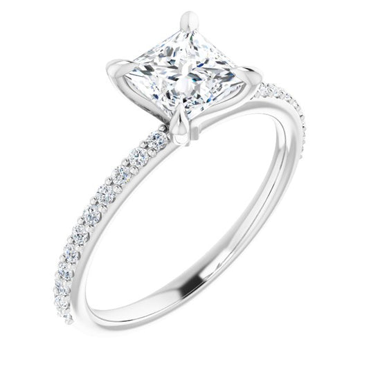 Accented Engagement Ring