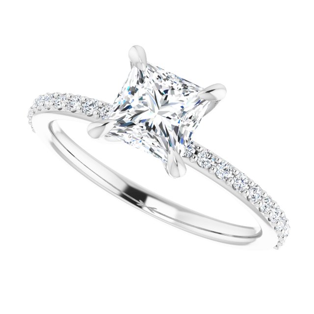 Accented Engagement Ring