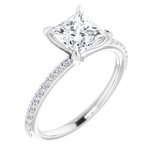 Accented Engagement Ring