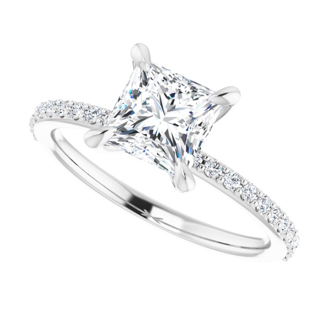 Accented Engagement Ring