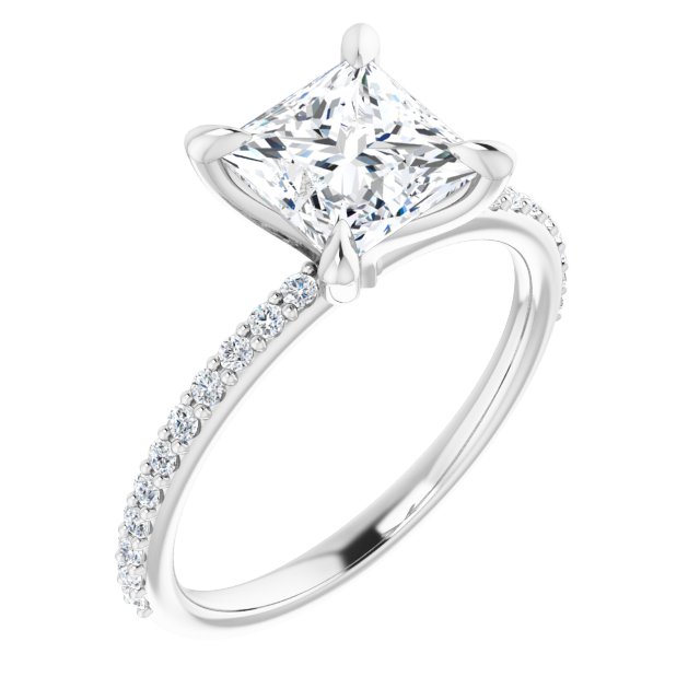 Accented Engagement Ring