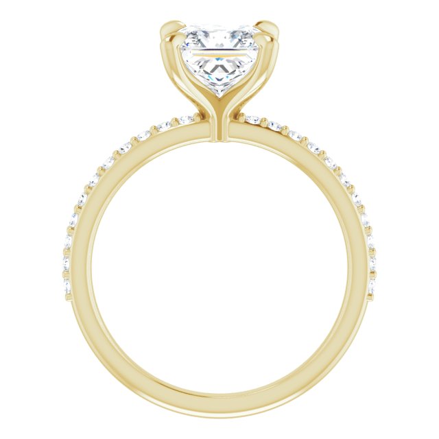 Accented Engagement Ring