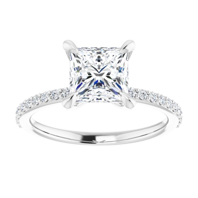 Accented Engagement Ring