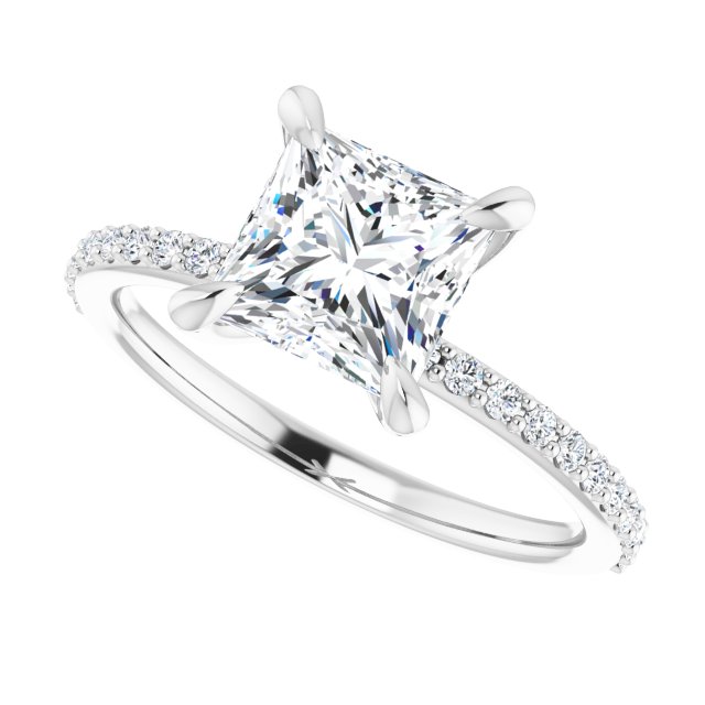 Accented Engagement Ring