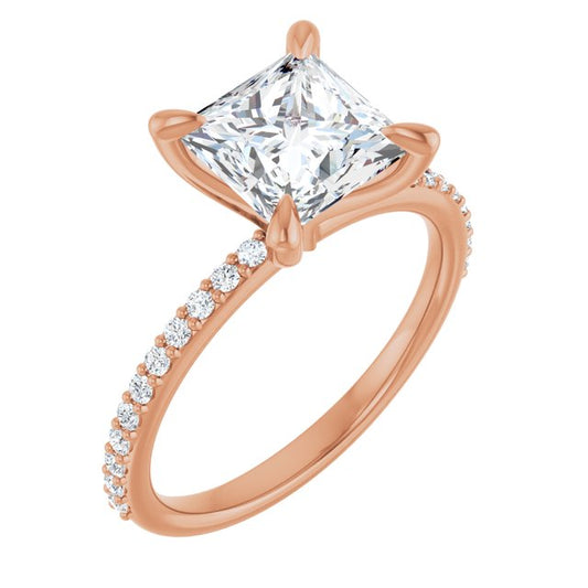 Accented Engagement Ring