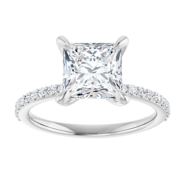 Accented Engagement Ring