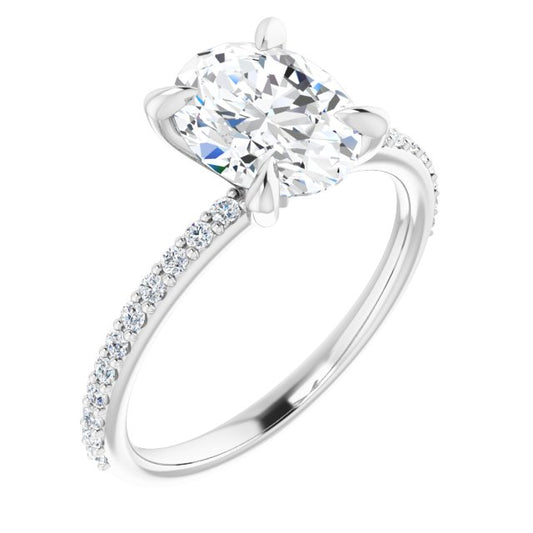 Accented Engagement Ring
