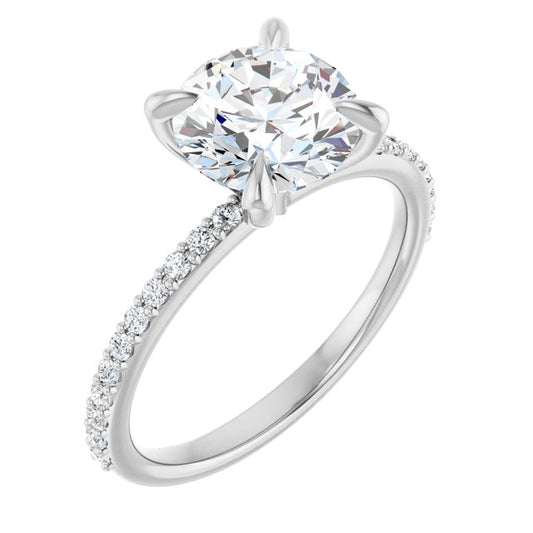 Accented Engagement Ring