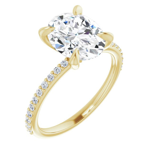 Accented Engagement Ring