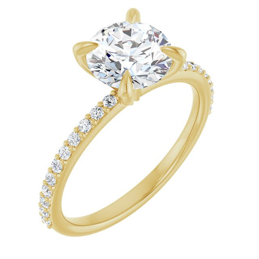 Accented Engagement Ring