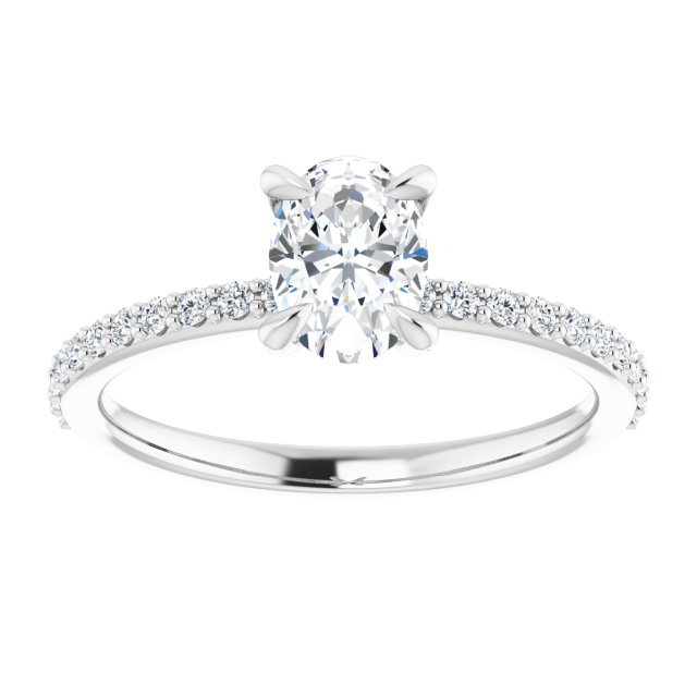 Accented Engagement Ring