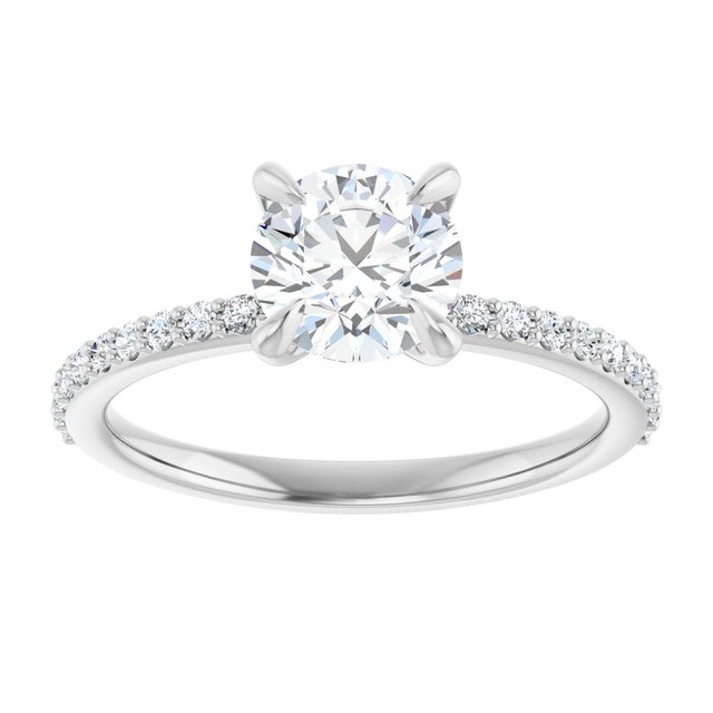Accented Engagement Ring