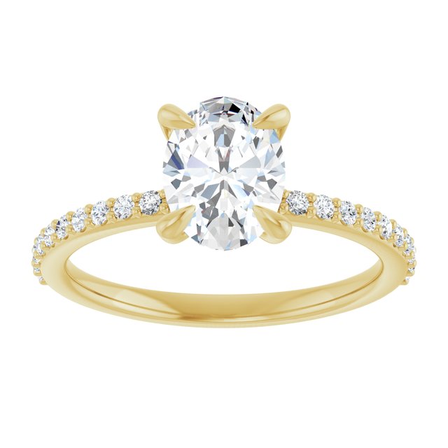 Accented Engagement Ring