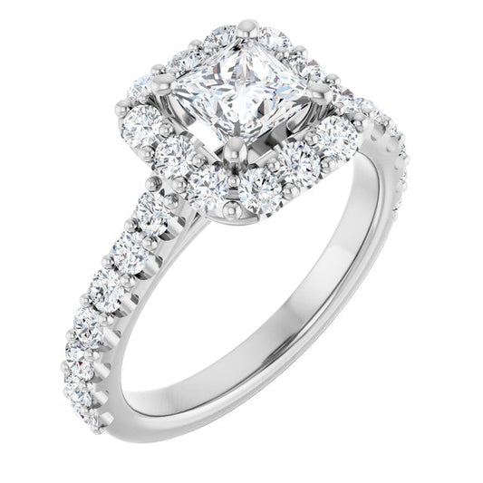 Halo-Style Engagement Ring