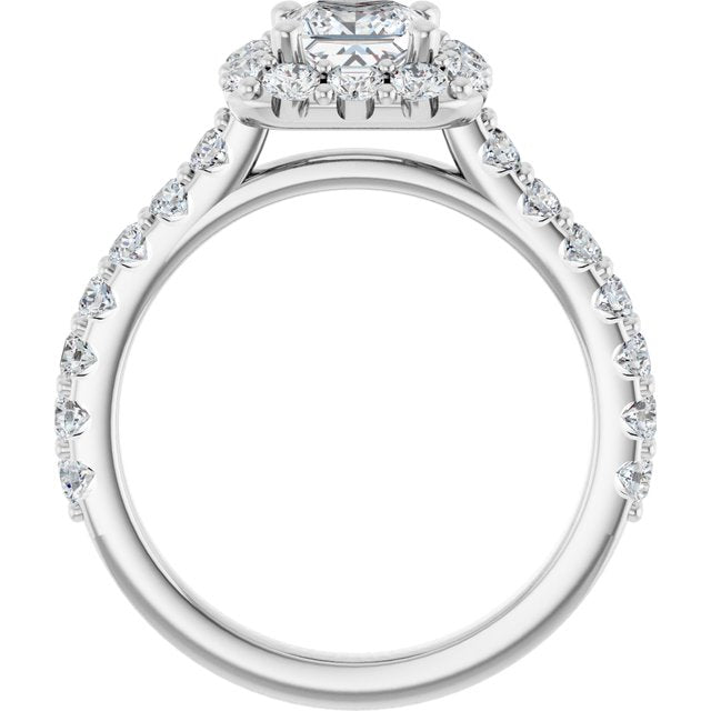 Halo-Style Engagement Ring