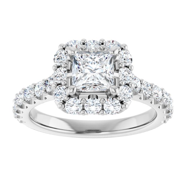Halo-Style Engagement Ring
