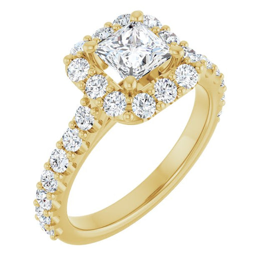 Halo-Style Engagement Ring