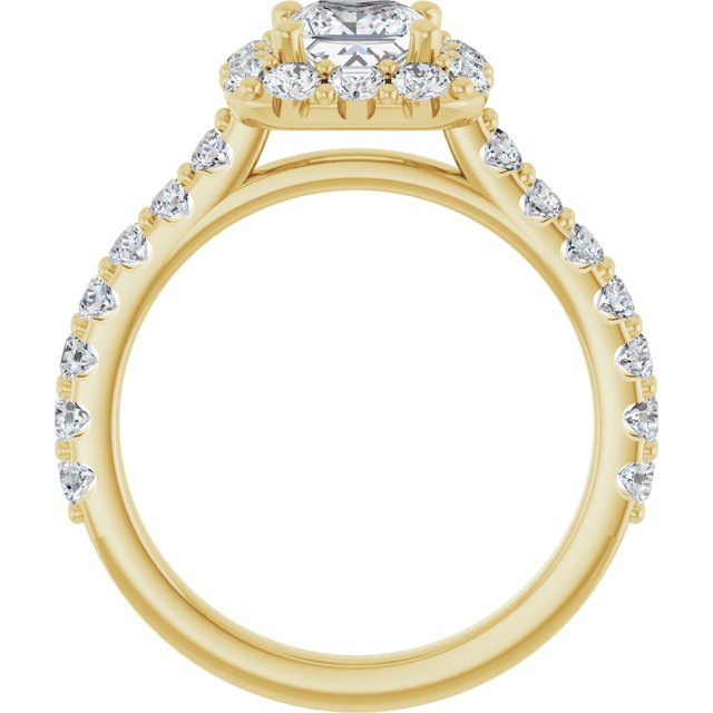 Halo-Style Engagement Ring